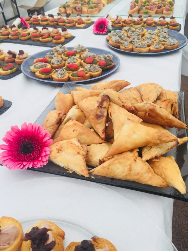 Victoria O'Brien canape catering Dorset